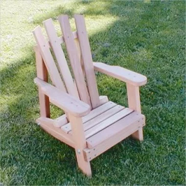 Creekvine Designs Cedar Child Size Wide Slat Adirondack Chair