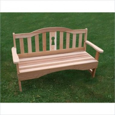 Creekvine Designs 4-Inch Cedar Keyway Garden Bench