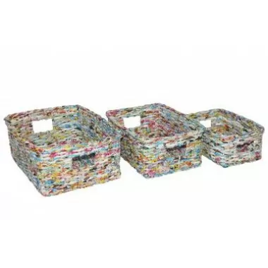 Screen Gems Recycled Wastebin - Set of 3