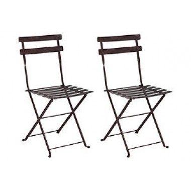 French Café Bistro Folding Side Chair - set of 2