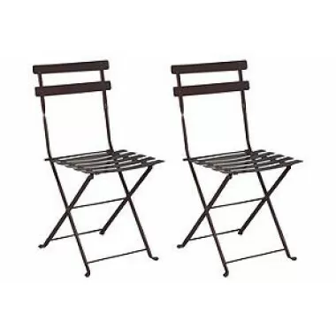 French Café Bistro Folding Side Chair - set of 2