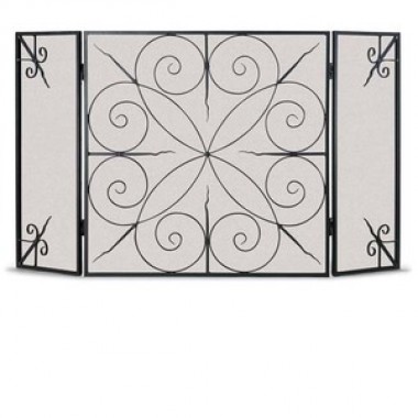 Fireside America Napa Forge Elements 3 Panel Screen - Brushed Bronze
