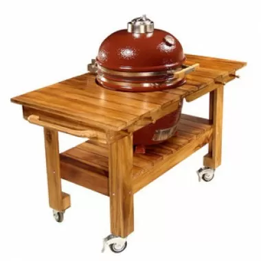 Fireside America Saffire Acacia Cart with Wood Top