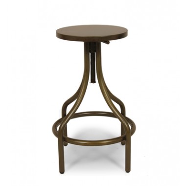 Stilnovo The Good Form French Swag Leg Adjustable Barstool