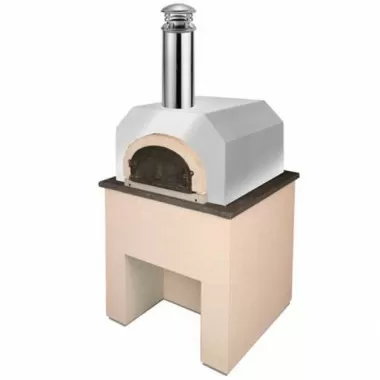 Fireside America Milano Outdoor Kitchen With Chicago Brick Oven Installed