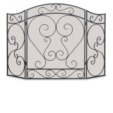 Fireside America Napa Forge 3 Panel Country Scroll Screen