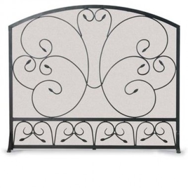 Fireside America Napa Forge Single Panel Country Scroll Screen