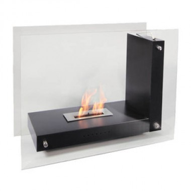 Fireside America Allure Glass Free Standing See Thru Fireplace