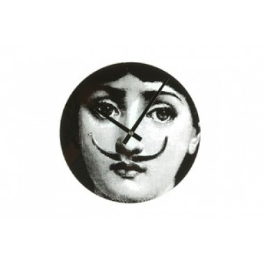 Stilnovo Mid Century Girl Moustache Clock