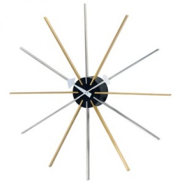Stilnovo George Nelson Star Clock - Gold
