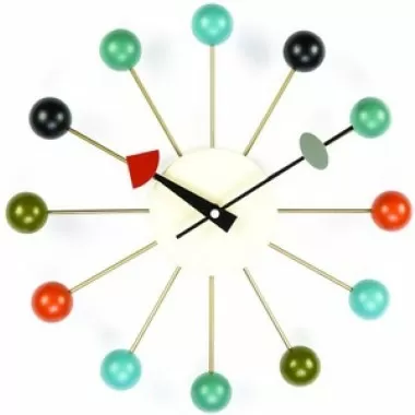 Stilnovo George Nelson Ball Clock Multi-Colored