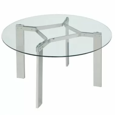 Nuevo Living Cross Round Dining Table