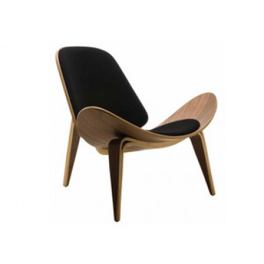 Nuevo Living Artemis Lounge Chair in Walnut