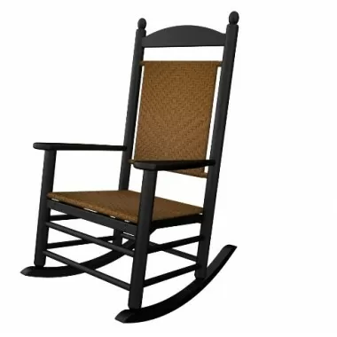 Poly-Wood Jefferson Rocker Tigerwood