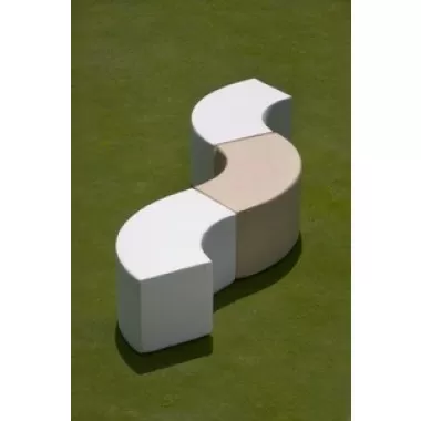 La Fete Arc - Curved Bench - Lifestyle