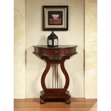 All Things Cedar Half Moon Harp Table