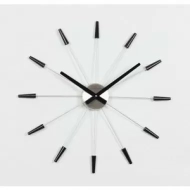 Stilnovo The Daphne Clock - Black/Silver