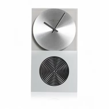 Stilnovo The Moray Clock - Glass/Silver