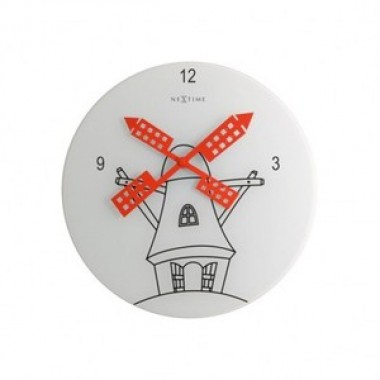 Stilnovo  The Windmill Wall Clock - White