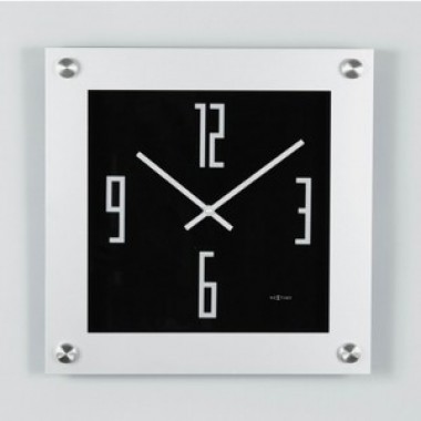 Stilnovo Steel  Wall Clock - Black/Silver