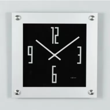 Stilnovo Steel  Wall Clock - Black/Silver