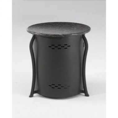 Outdoor Greatroom Company Table & LP Tank Cover with Granite Top - Front Angle