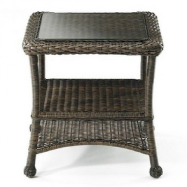 Outdoor Greatroom Company Balsam End Table - Front Angle