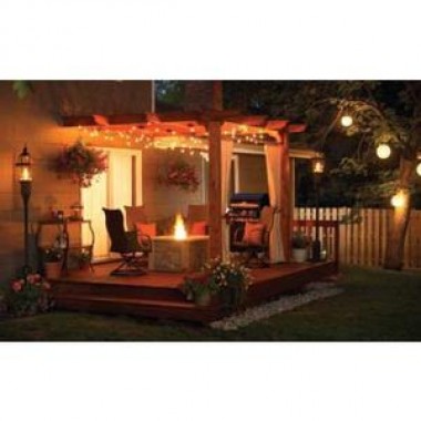 Outdoor Greatroom Company Patio Pergola - Redwood - Lifestyle