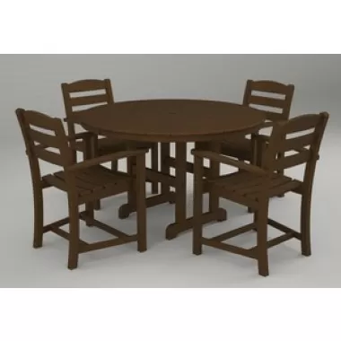 Poly-Wood La Casa 5-Pc. Dining Set in Teak