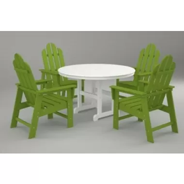Poly-Wood Long Island 5-Pc. Dining Set in Lime