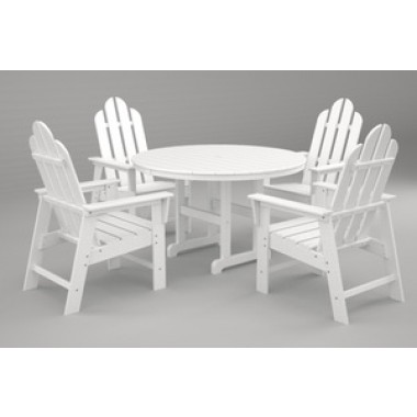 Poly-Wood Long Island 5-Pc. Dining Set in White