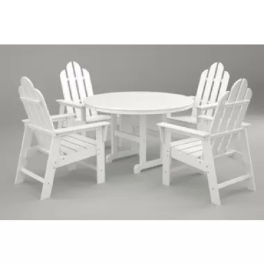 Poly-Wood Long Island 5-Pc. Dining Set in White