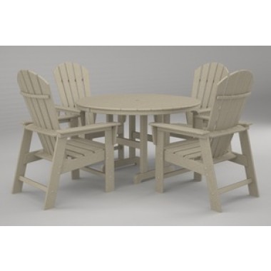 Poly-Wood South Beach 5-Pc. Dining Set in Sand