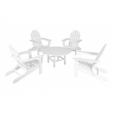 POLYWOOD¨ Classic Adirondack 5-Piece Conversation Group