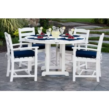 POLYWOOD¨ La Casa Cafe 5-Piece Dining Set with Cushions