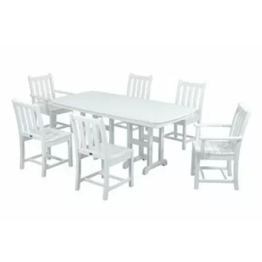 POLYWOOD¨ Traditional Garden 7-Piece Dining Set