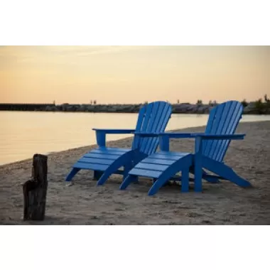 POLYWOOD¨ South Beach 4-Piece Adirondack Set