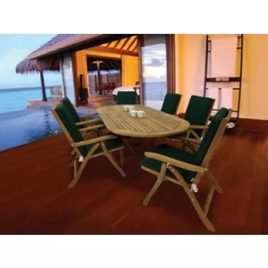 Royal Teak 72/96" Family Expansion Table - Oval