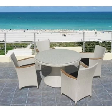 Royal Teak White Helena Chair White Wash - Set of 2