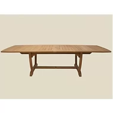 Royal Teak 84/102/120" Gala Expansion Table - Double Leaf