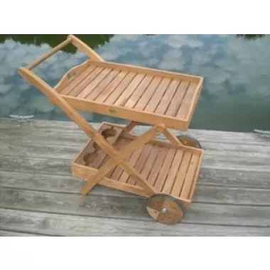 Royal Teak Tray Cart