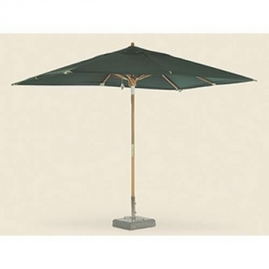 Royal Teak 10' Deluxe Umbrella - Granite