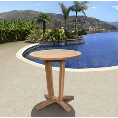 International Home Miami Amazonia Teak Nile Teak Round Table