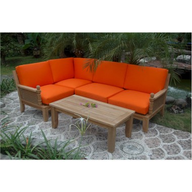 Anderson Teak Luxe 5-Piece Modular Set 1