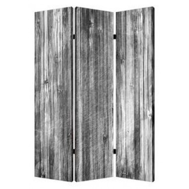 Screen Gems Distressed Wood Canvas Screen