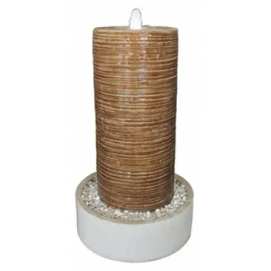 Screen Gems Ribbed Column with Round Base