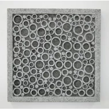 Screen Gems Sandstone Square Wall Decor With Bubbles - Set of 2