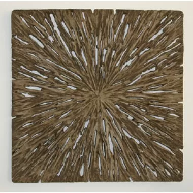 Screen Gems Square Rotten Wood Wall Art - Set of 2