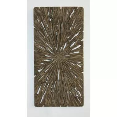 Screen Gems 12" Long Square Rotten Wood Wall Art - Set of 2