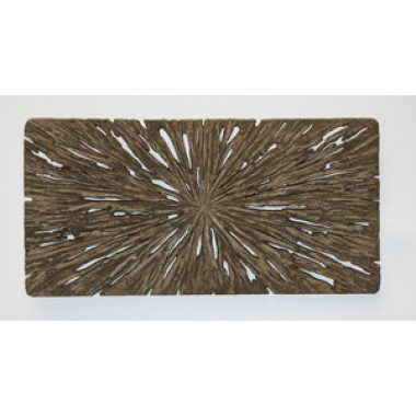 Screen Gems 20" Long Square Rotten Wood Wall Art - Set of 2